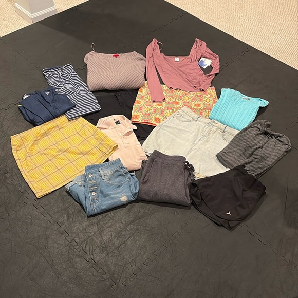 Charlotte Russe Pants - Medium bundle - dresses, tops, skirts, sweaters 14 pieces
